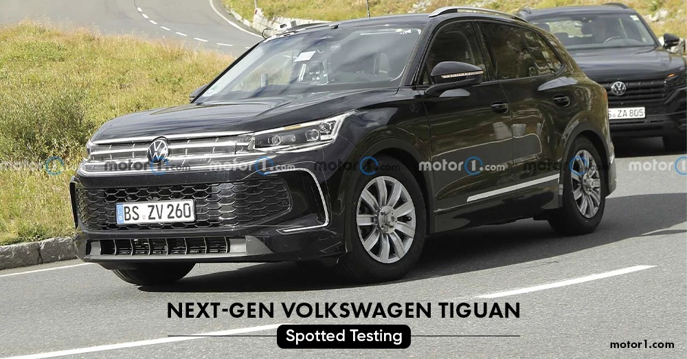 Next-Gen Volkswagen Tiguan Spotted Testing - CarLelo