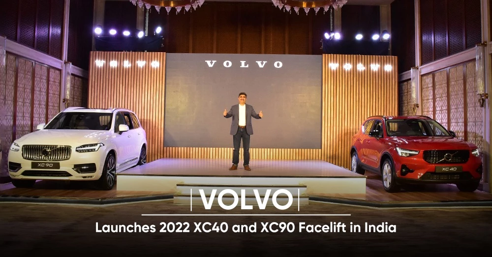 Volvo Launches 2022 XC40 and XC90 Facelift in India