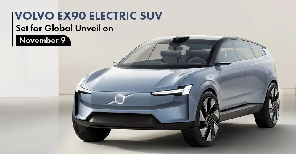 Volvo EX90 Electric SUV Set for Global Unveil on November 9