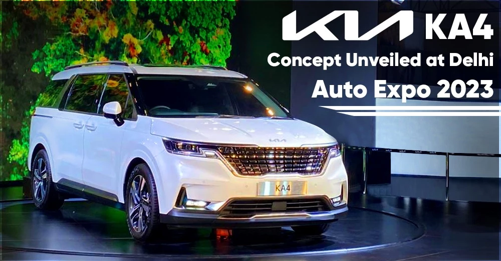 Kia KA4 Concept Unveiled at Delhi Auto Expo 2023