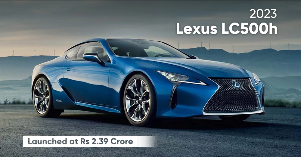 2023 Lexus LC500h Launched at Rs 2.39 Crore