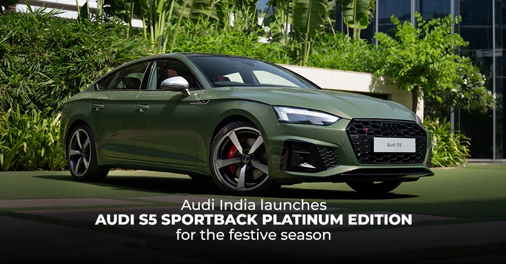 Audi S5 Sportback Platinum Edition Launched For The Festive Season