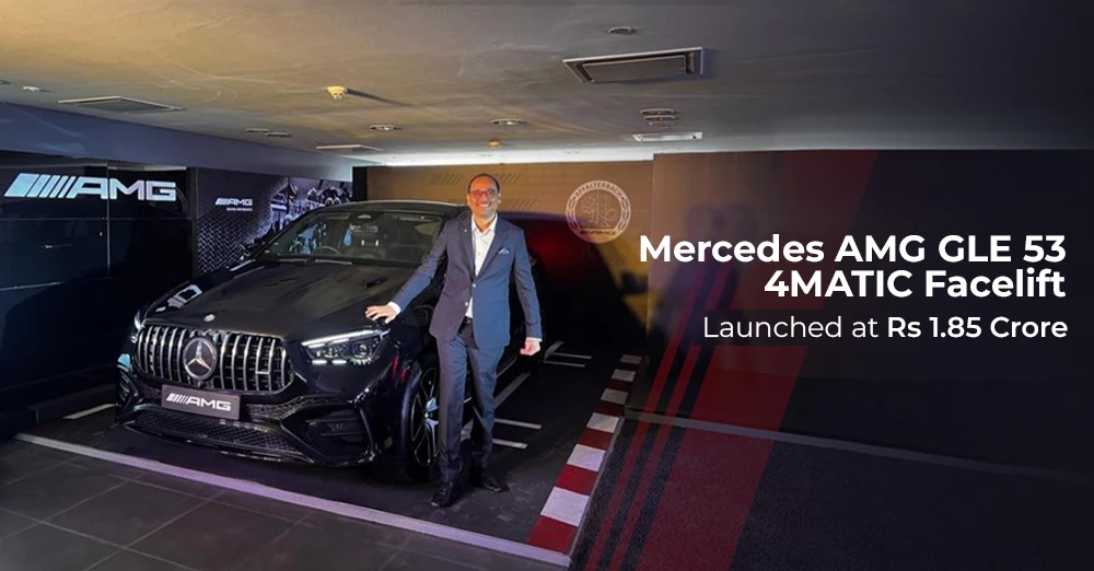 Mercedes AMG GLE 53 4MATIC Facelift Launched at Rs 1.85 Crore