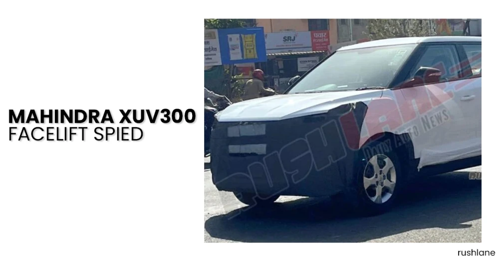 Mahindra XUV300 Facelift Spied