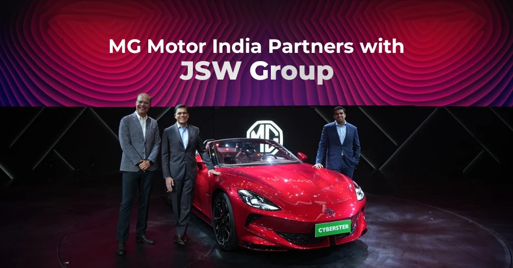 MG Motor India Partners with JSW Group