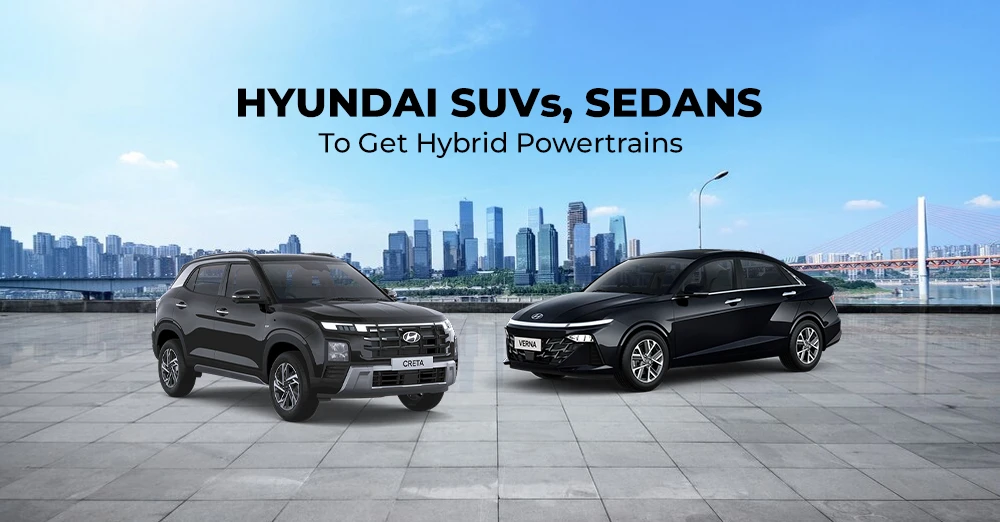 Hyundai SUVs, Sedans To Get Hybrid Powertrains In India