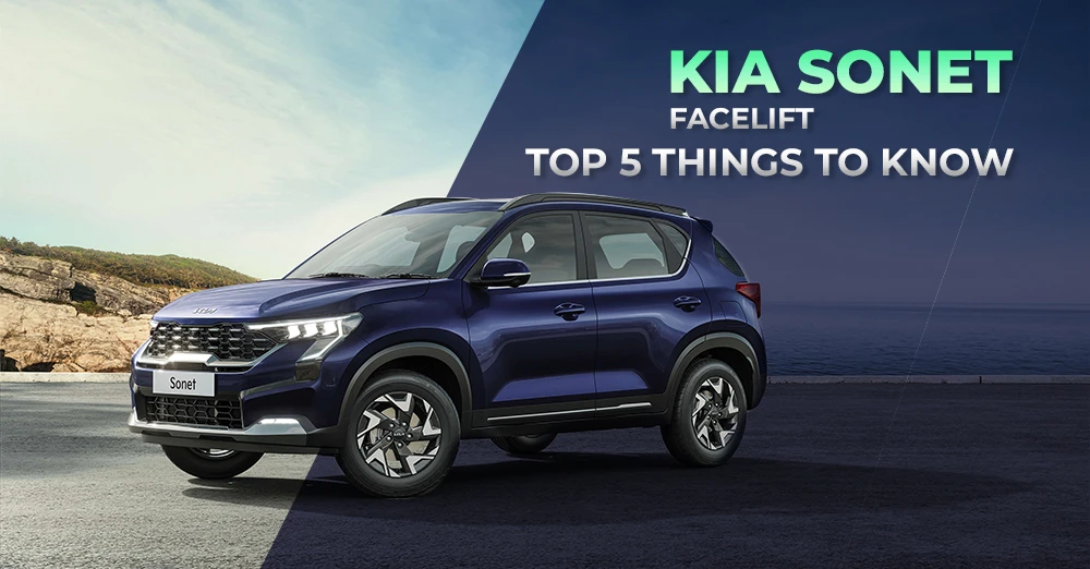  Kia Sonet Facelift: Top 5 Things to Know