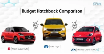 Hyundai Grand i10 NIOS Vs Maruti Suzuki Swift Vs Tata Tiago: Budget Hatchback Comparison