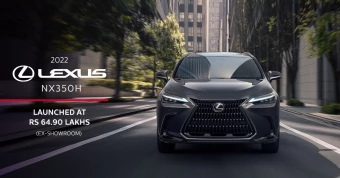 2022 Lexus NX 350h Launch Price in India is Rs 64.90 lakhs