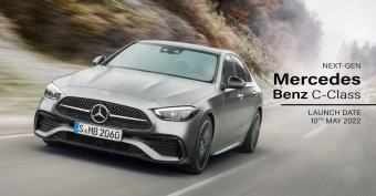 2022 Mercedes Benz C-Class India Launch on May 10
