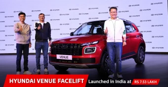 Hyundai Venue Facelift Launched in India at Rs 7.53 lakh