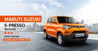 Maruti Suzuki S-Presso Receives 3 Star Safety Rating – Global NCAP Crash Test