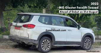 2022 MG Gloster Facelift Teased Ahead of Debut on 31st August