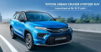 Toyota Urban Cruiser Hyryder SUV Launched at Rs 15.11 Lakh