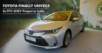 Toyota Finally Unveils Its Flexi Fuel Strong Hybrid Electric Vehicle Project in India