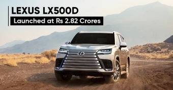 Lexus LX500d Launched at Rs 2.82 Crores in India
