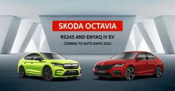 Skoda Octavia RS245 and Enyaq iV EV coming to Auto Expo 2023