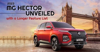 2023 MG Hector Unveiled with a Longer Feature List