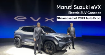 Maruti Suzuki eVX Electric SUV Concept Showcased at 2023 Auto Expo