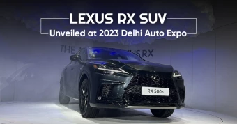 Lexus RX SUV Unveiled at 2023 Delhi Auto Expo