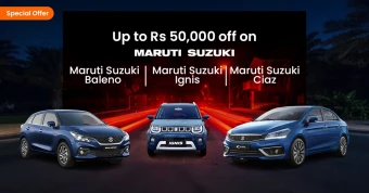 Up to Rs 50,000 off on Maruti Suzuki Ciaz, Baleno and Ignis