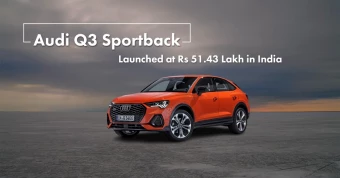 Audi Q3 Sportback Launched at Rs 51.43 Lakh in India