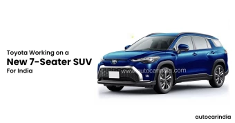 Toyota Working on a New 7-Seater SUV for India