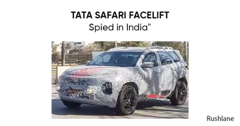 Tata Safari Facelift Spied in India