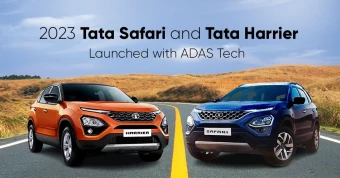 2023 Tata Safari and Harrier Launched with ADAS Tech