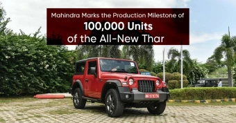 Mahindra Thar Hits 1 Lakh Milestone