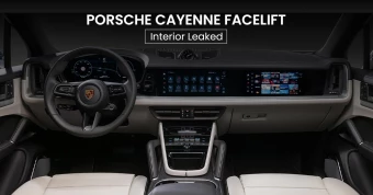 Upcoming Porsche Cayenne Facelift Interior Leaked