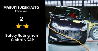 Maruti Suzuki Alto Receives 2-Star Safety Rating from Global NCAP