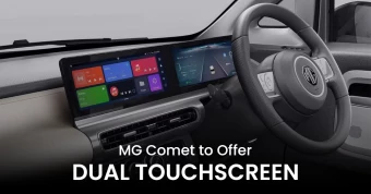 MG Comet to Offer Dual Touchscreen