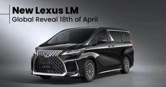 New Lexus LM Global Reveal 18th of April