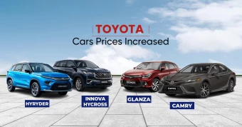 Toyota Cars Prices Increased