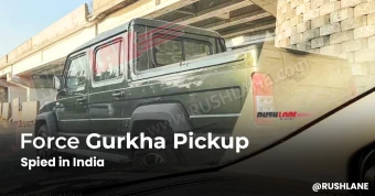 Force Gurkha Pickup Spied in India