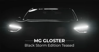 MG Gloster Black Storm Edition Teased