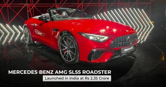 Mercedes Benz AMG SL55 Roadster Launched in India at Rs 2.35 crore