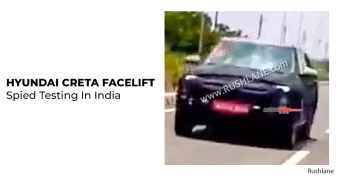 Hyundai Creta Facelift Spied Testing In India