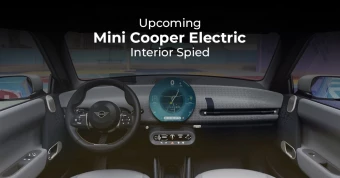 Upcoming Mini Cooper Electric Interior Spied