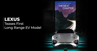 Lexus Teases First Long Range EV Model