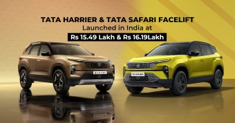 Tata Harrier and Safari Facelift Launched in India at Rs 15.49 Lakh & Rs 16.19 Lakh