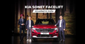 Kia Sonet Facelift Unveiled in India