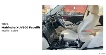 2024 Mahindra XUV300 Facelift Interior Spied