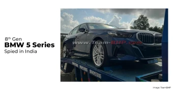 8th Gen BMW 5 Series Spied in India