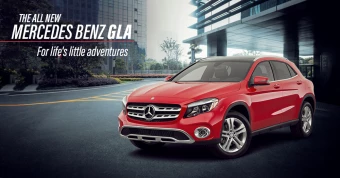 The all new Mercedes Benz GLA - For life's little adventures.