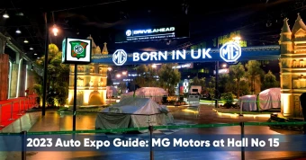 2023 Auto Expo Guide: MG Motors at Hall No 15