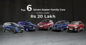 Top 6 Seven-Seater Family Cars to Buy Under Rs 20 Lakh
