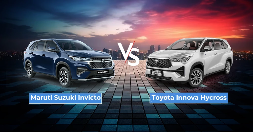 Maruti Suzuki Invicto Vs Toyota Innova Hycross: Comparison