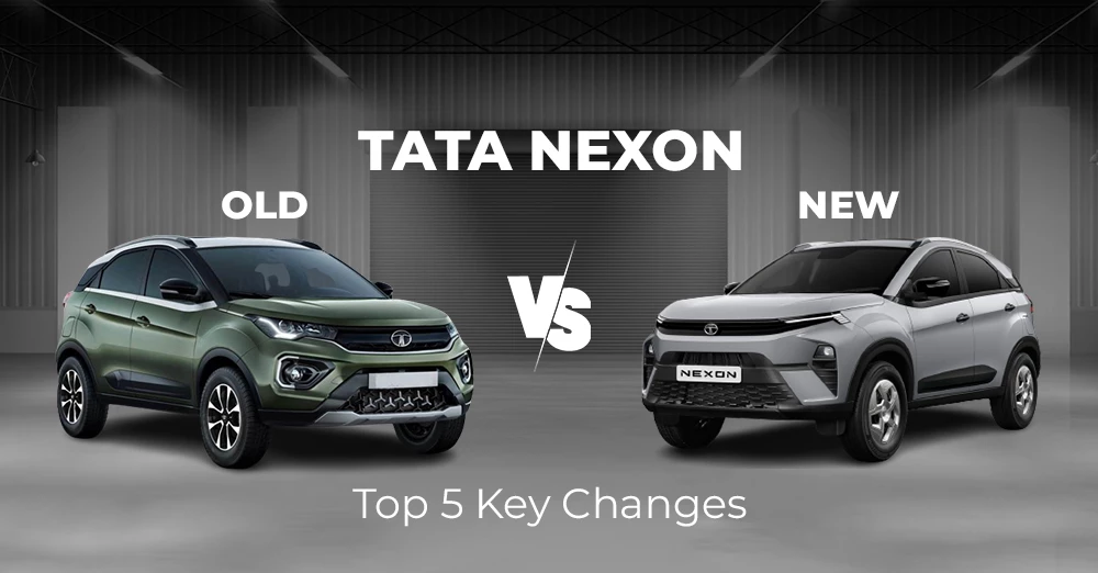 Tata Nexon New vs Old - Top 5 Key Changes